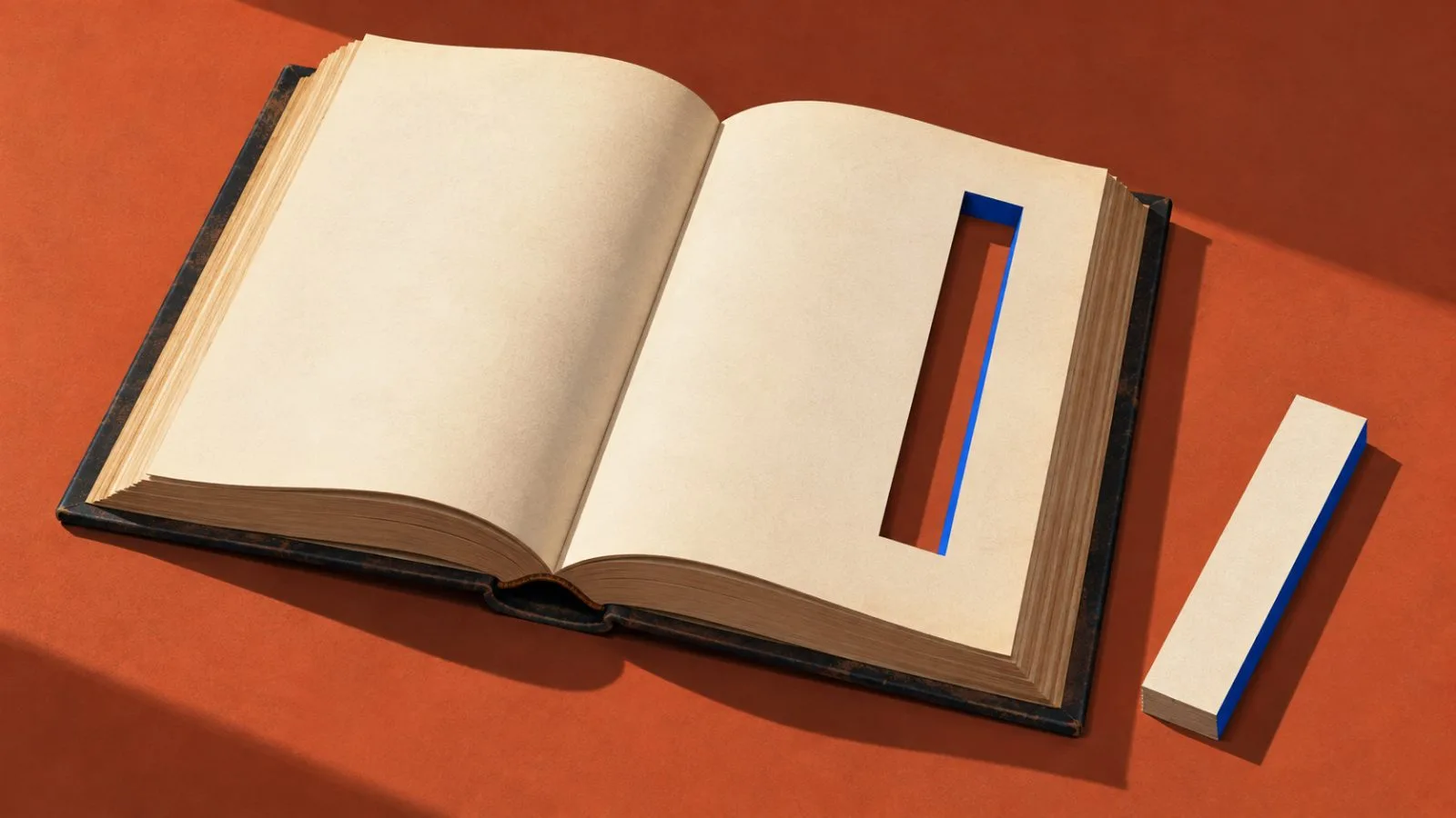 A narrow paper strip lies beside an open book / TokenPost.ai