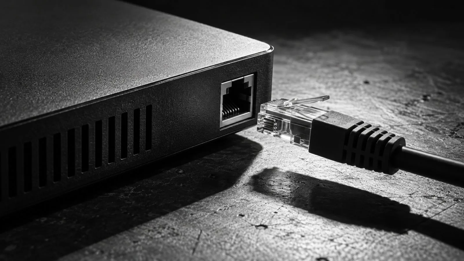 A network gateway sits beside a loose Ethernet cable. / TokenPost.ai