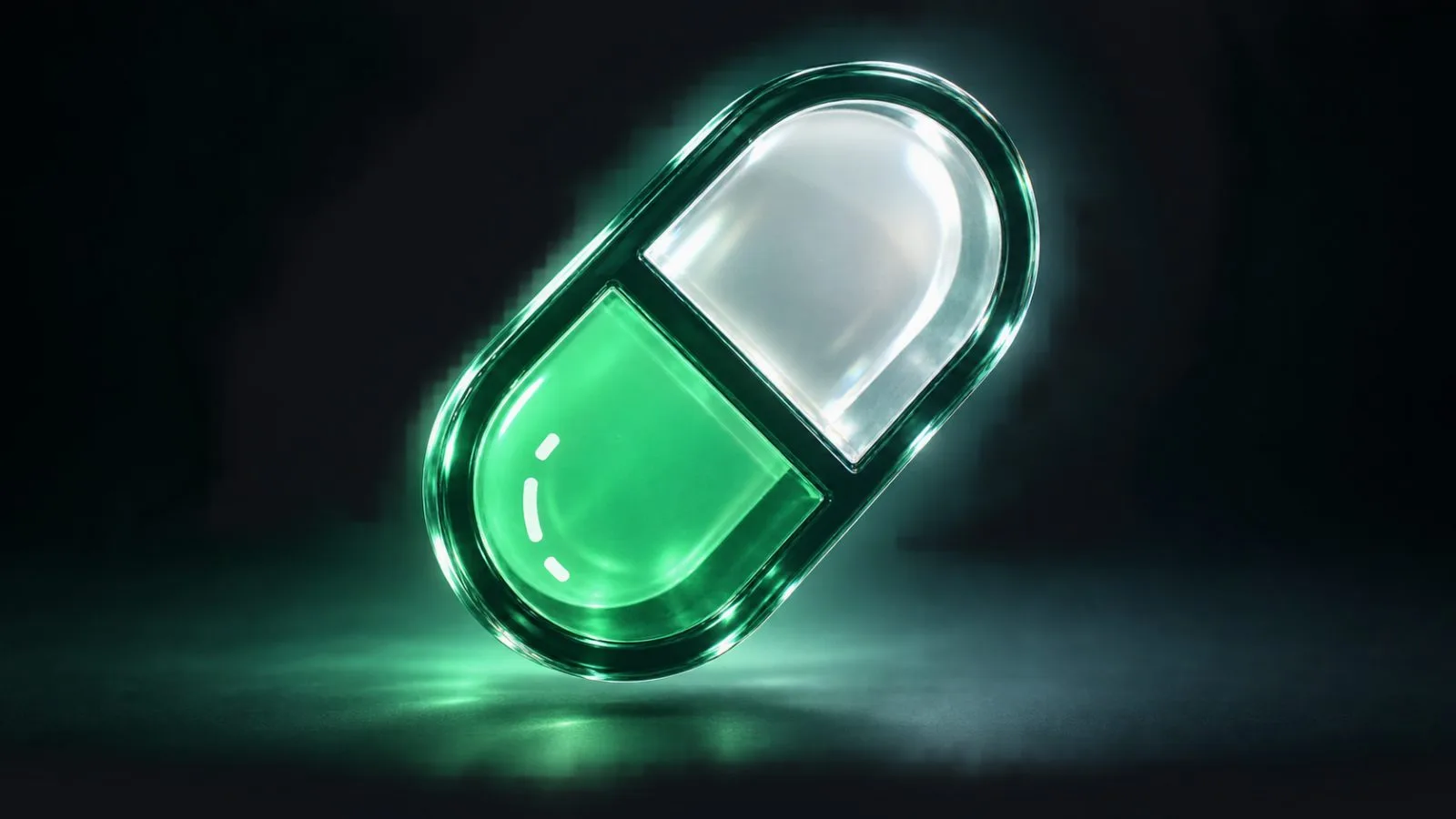 Unbranded metallic token resting on a dark exchange counter / TokenPost.ai
