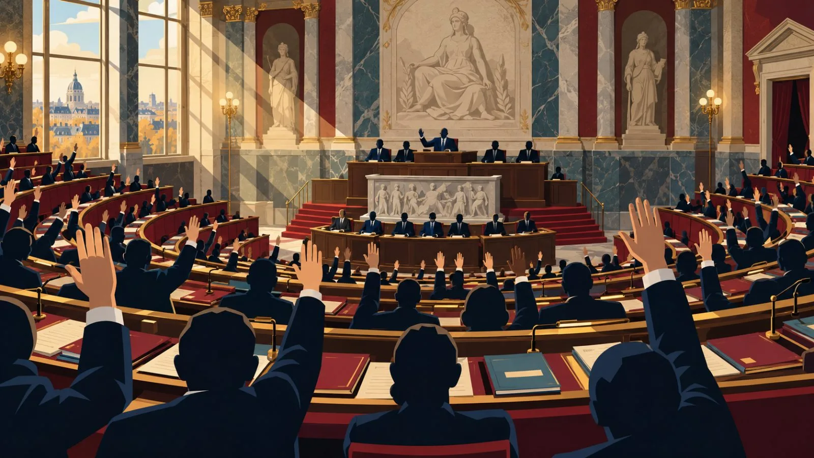 Parliamentary chamber prepared for a finance committee vote / TokenPost.ai