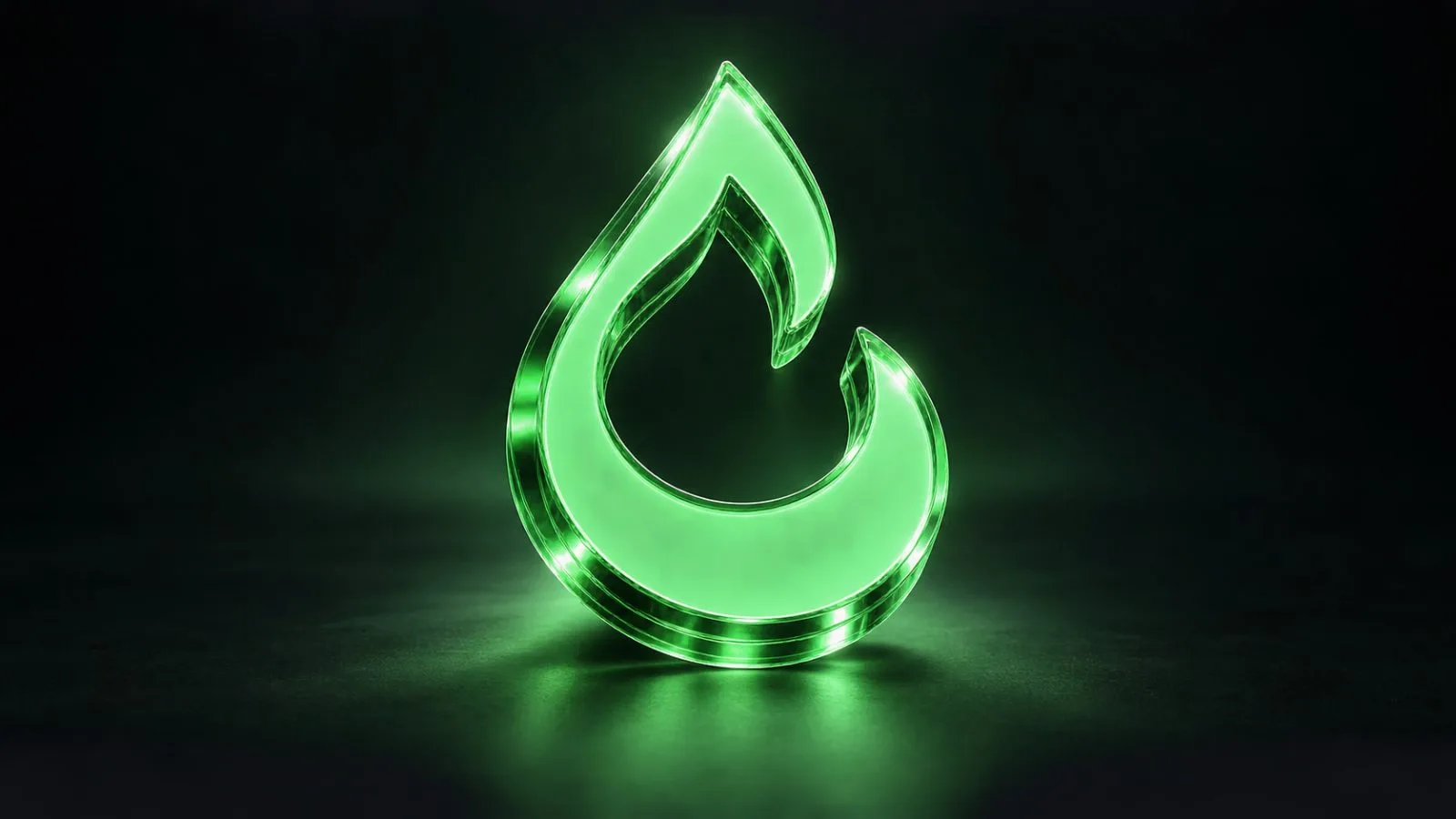 A copper token with a flame relief stands on stone. / TokenPost.ai