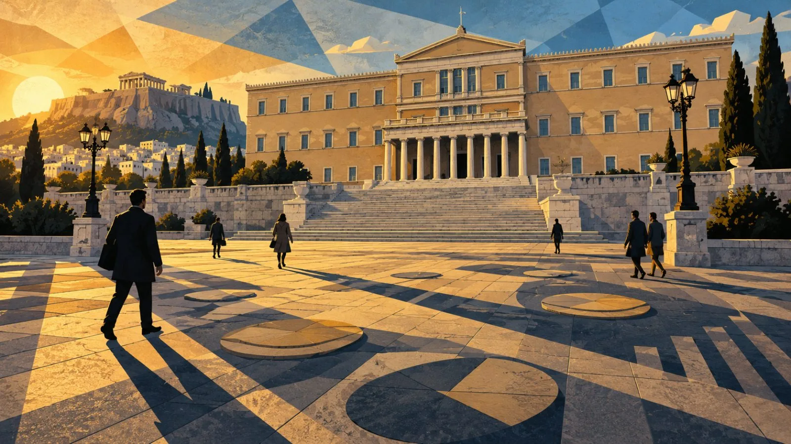 Stone Parliament steps illuminated by late afternoon sunlight / TokenPost.ai