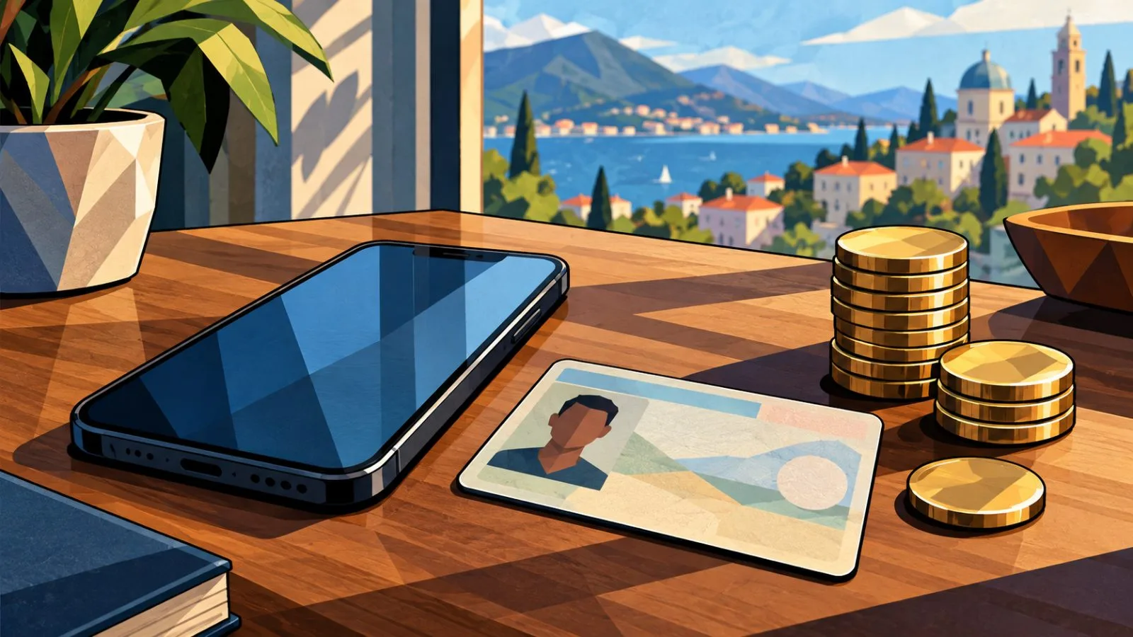 Smartphone beside a cash withdrawal kiosk at dusk / TokenPost.ai