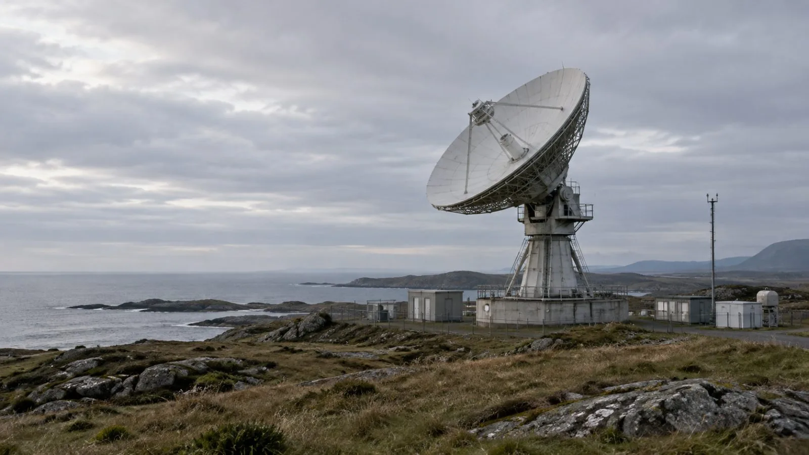 Satellite dish stands beneath soft morning light / TokenPost.ai