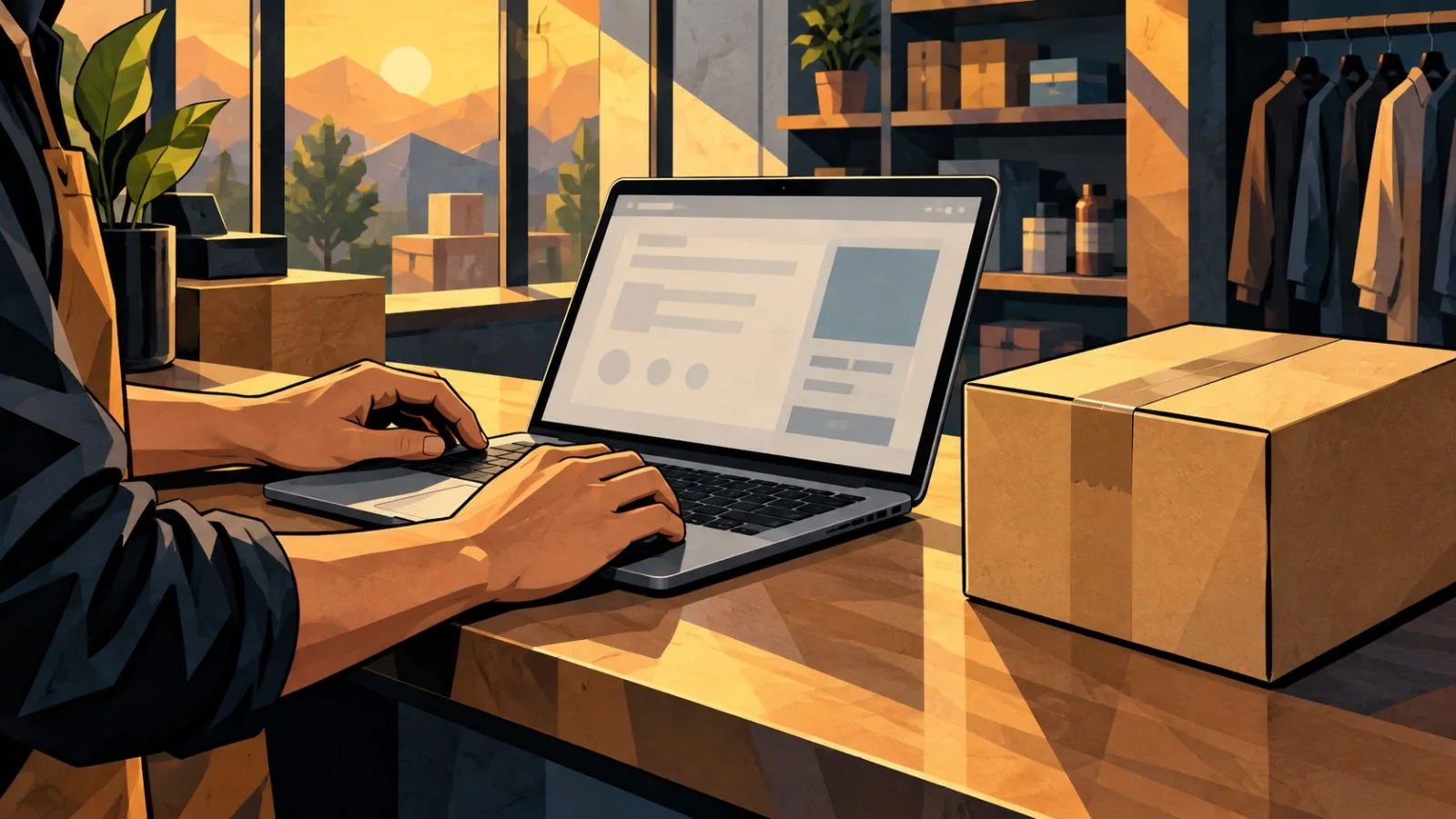 Hands review delivery details beside a sealed parcel / TokenPost.ai