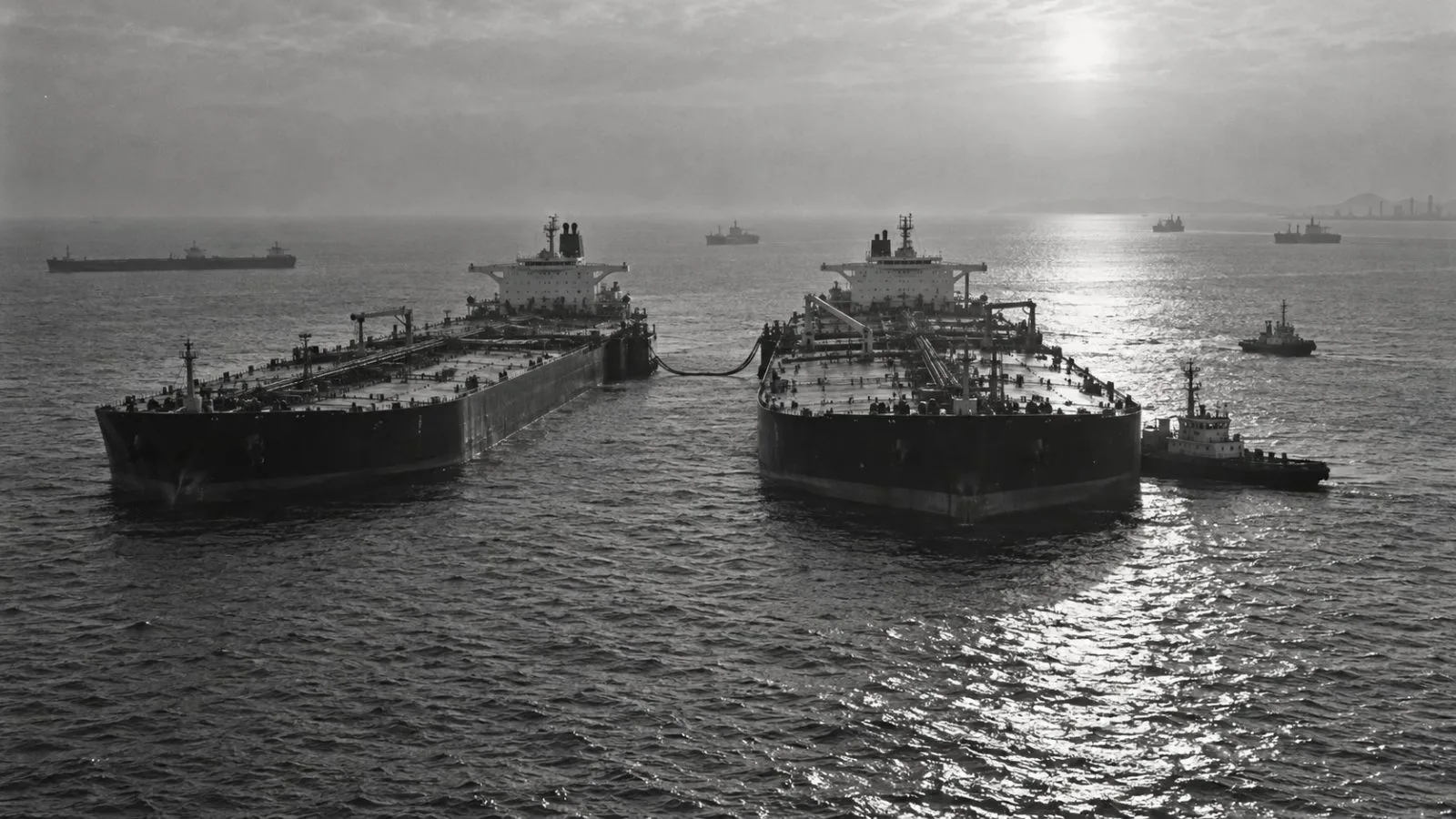 Supertankers maneuver near a busy Persian Gulf shipping route / TokenPost.ai