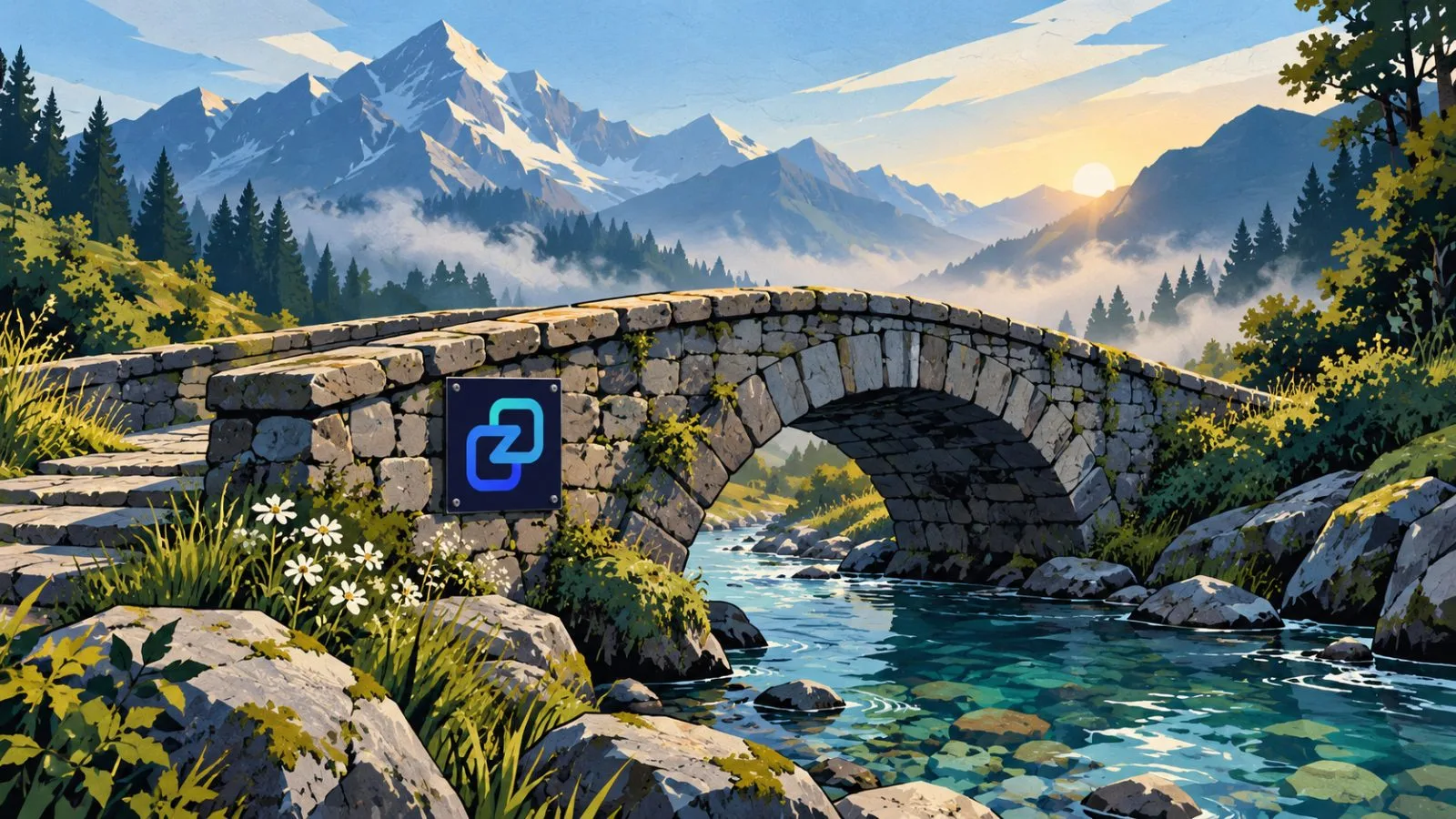 A timeline model sits beside scattered metal token discs / TokenPost.ai