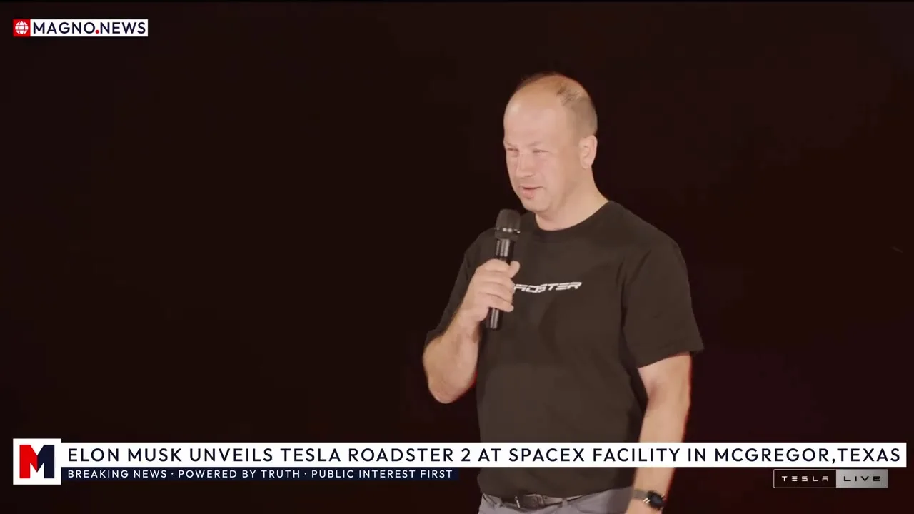 Tesla’s new Roadster demonstrates rocket-powered flight and aerial maneuvers. · TokenPost