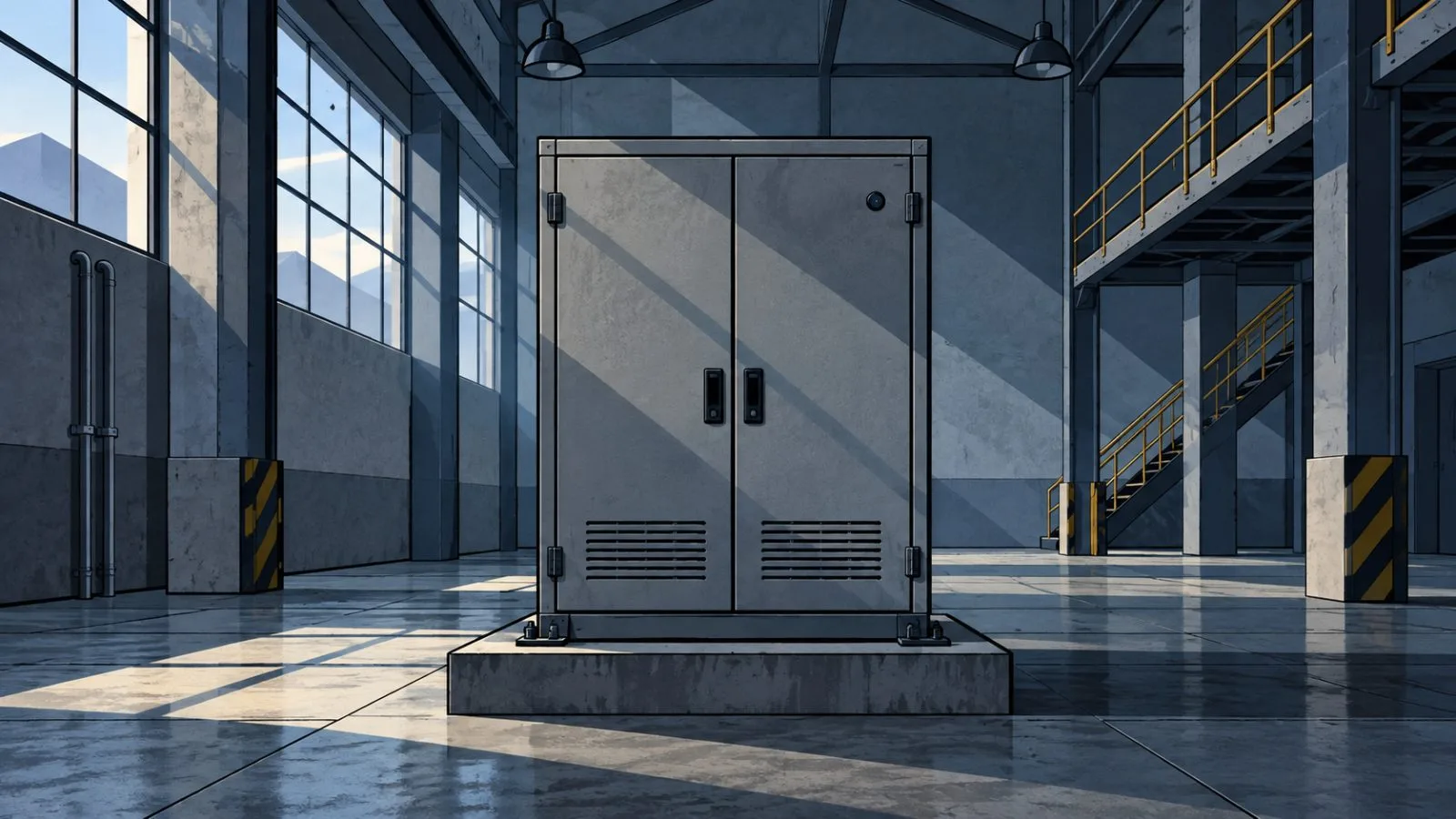 Sealed network gateway beneath cool morning light / TokenPost.ai