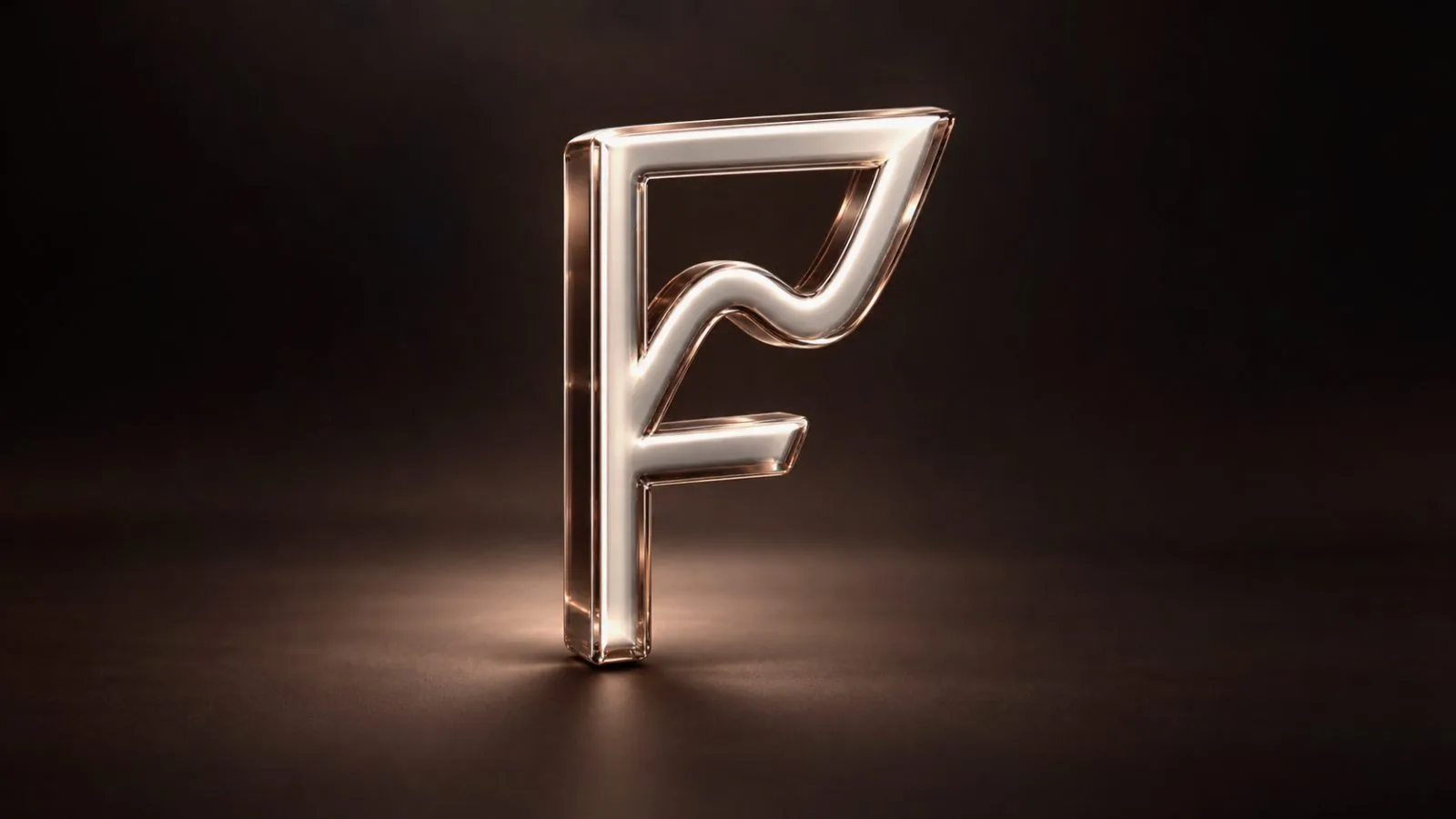 A metallic token rests alone on a pale exchange counter / TokenPost.ai