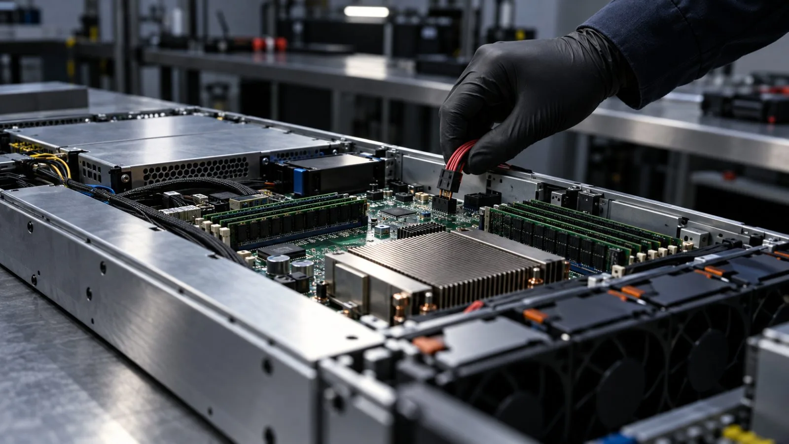 A network appliance with ethernet cables in a quiet equipment room / TokenPost.ai