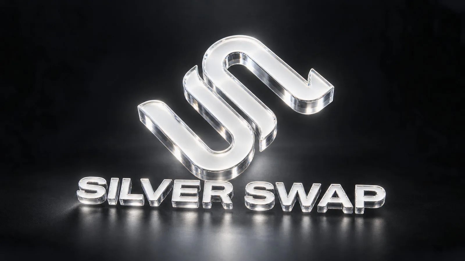 A silver ingot catches a hard beam above a dark surface / TokenPost.ai