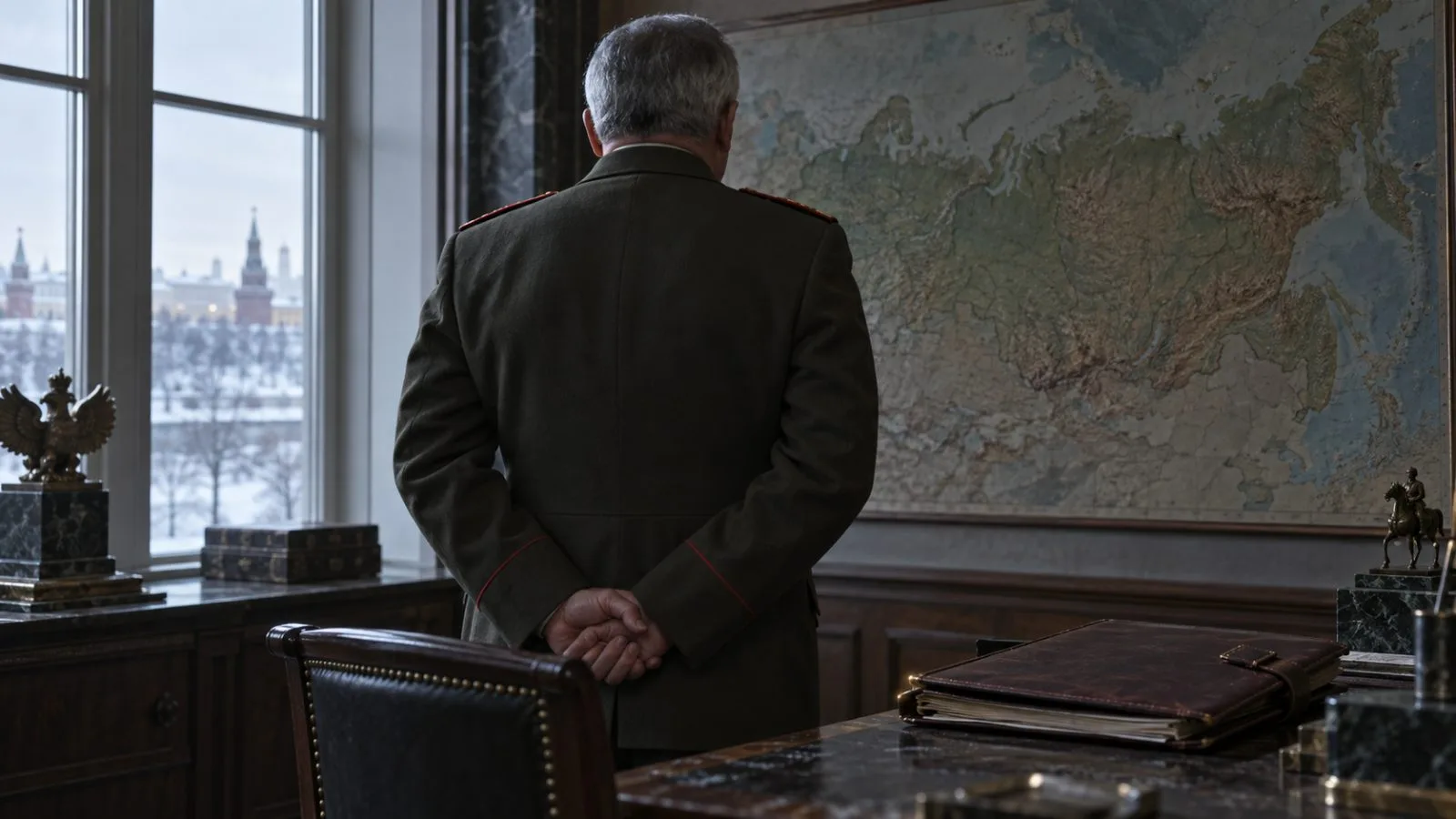 Anonymous official stands before a wall map in a government office / TokenPost.ai