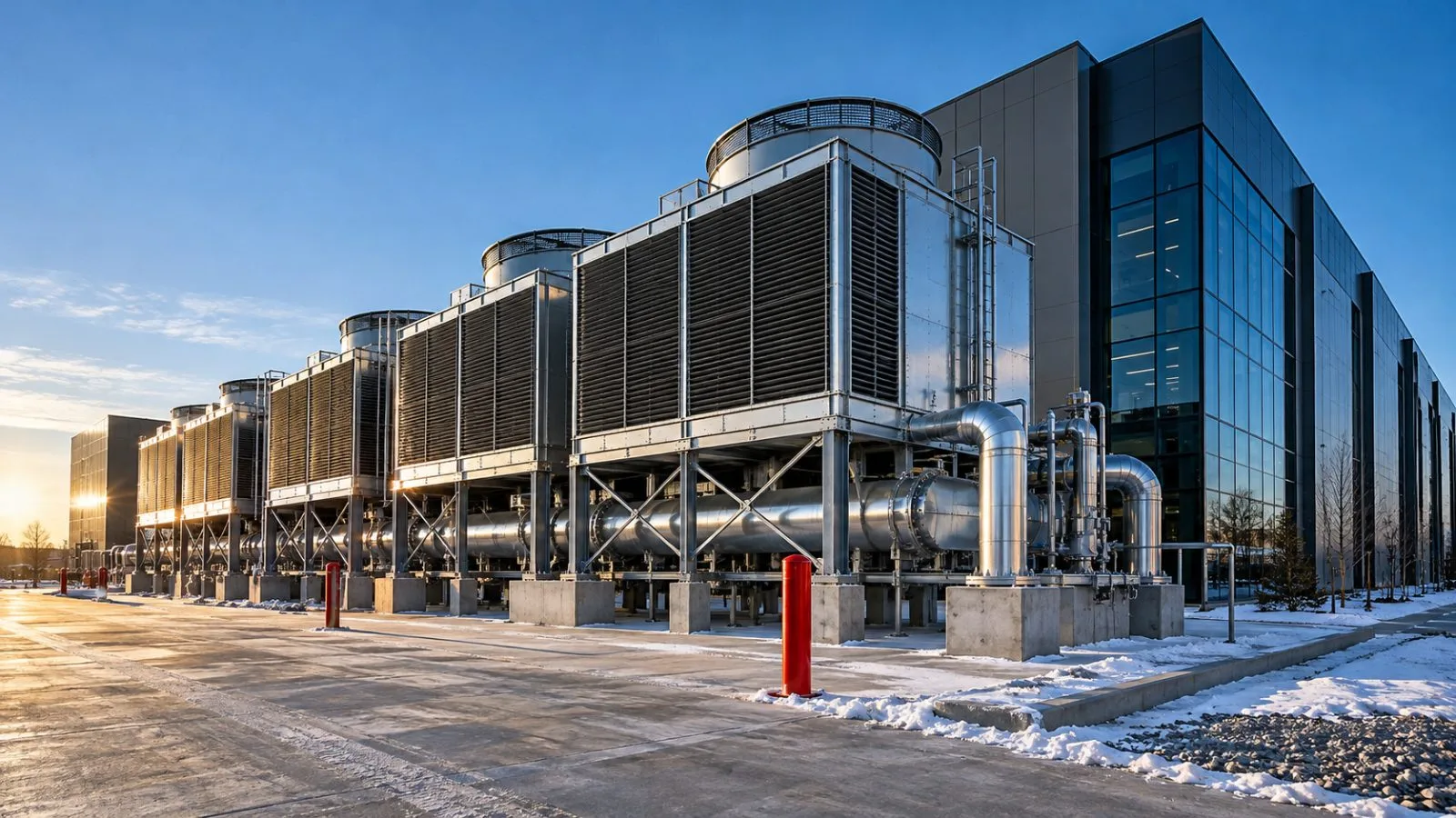 Industrial cooling units outside a modern data center / TokenPost.ai