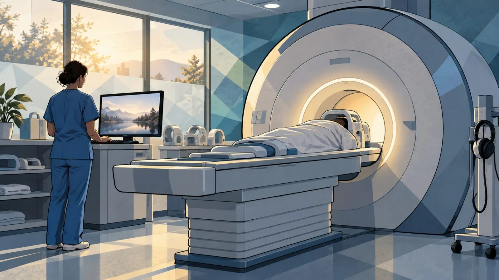 MRI scanner surrounds a patient during a brain imaging session / TokenPost.ai