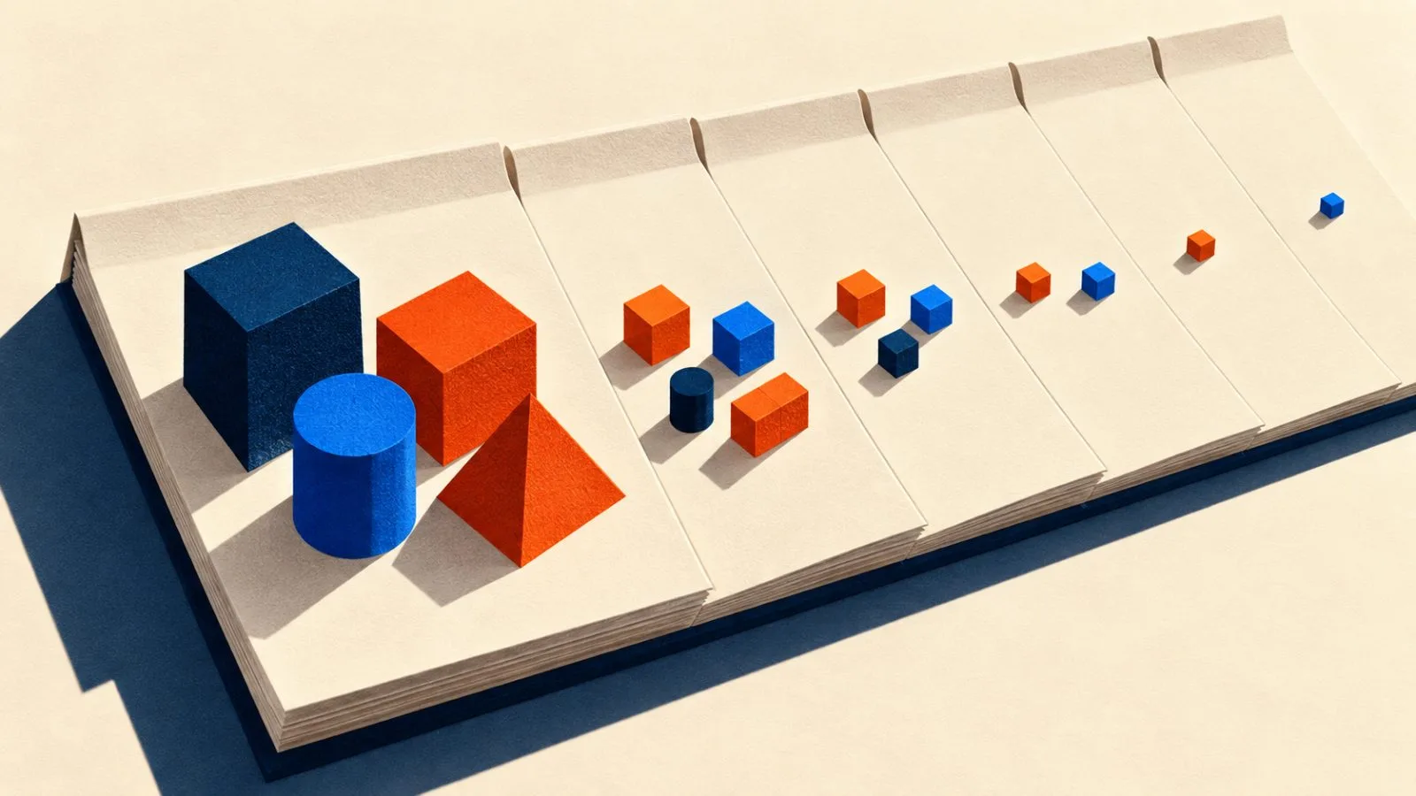 Raised paper blocks cluster on one day of a blank calendar / TokenPost.ai