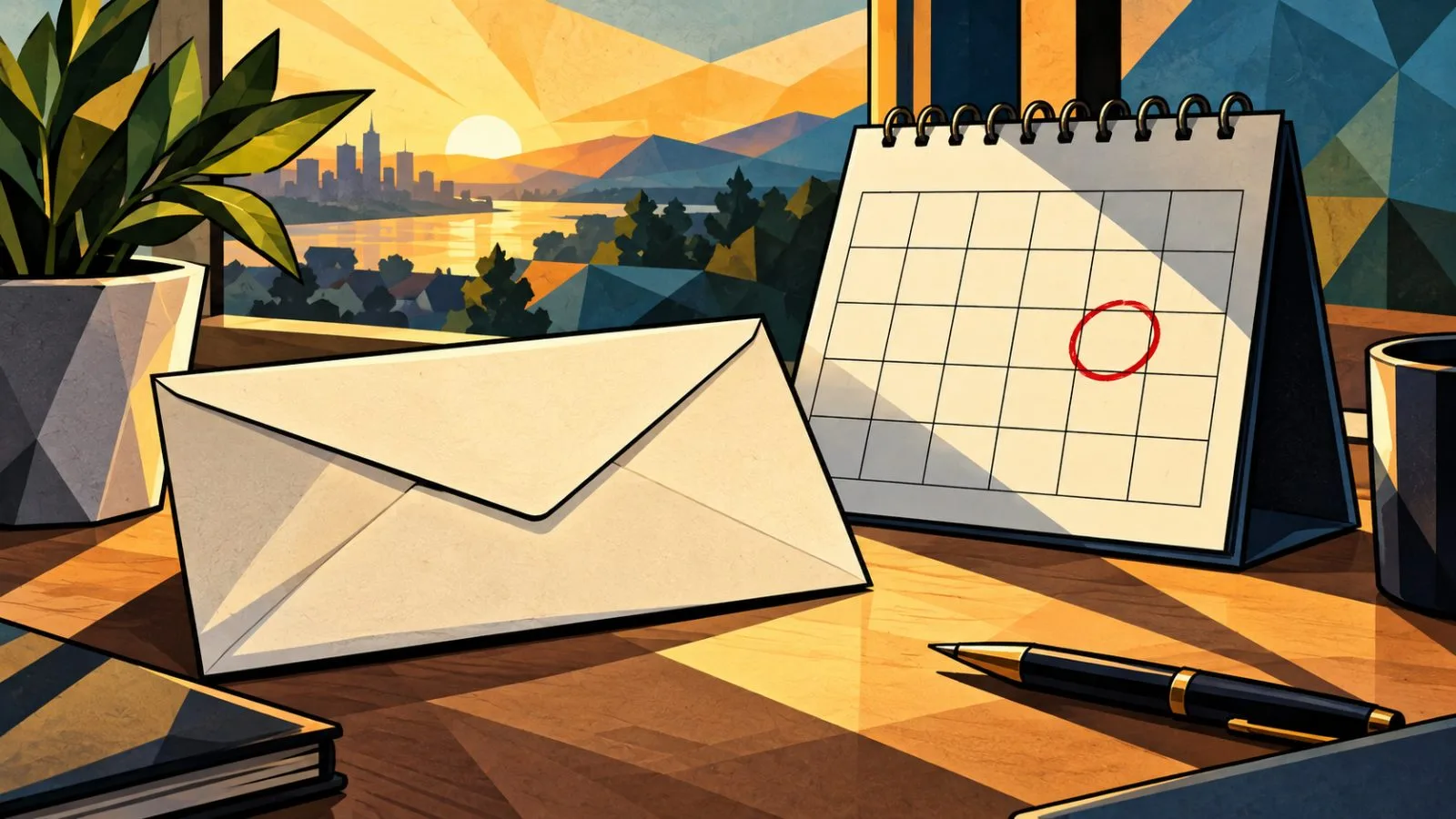 Dividend envelope beside a market calendar in morning window light / TokenPost.ai