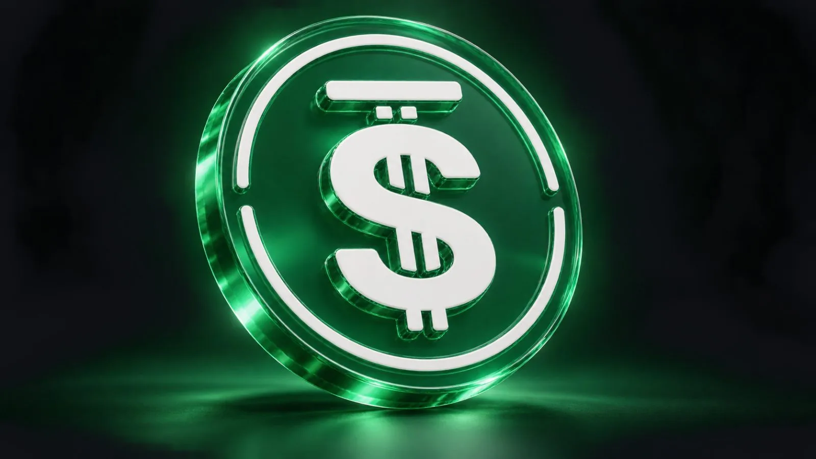 Silver medallion beside a transparent glass liquidity vessel / TokenPost.ai