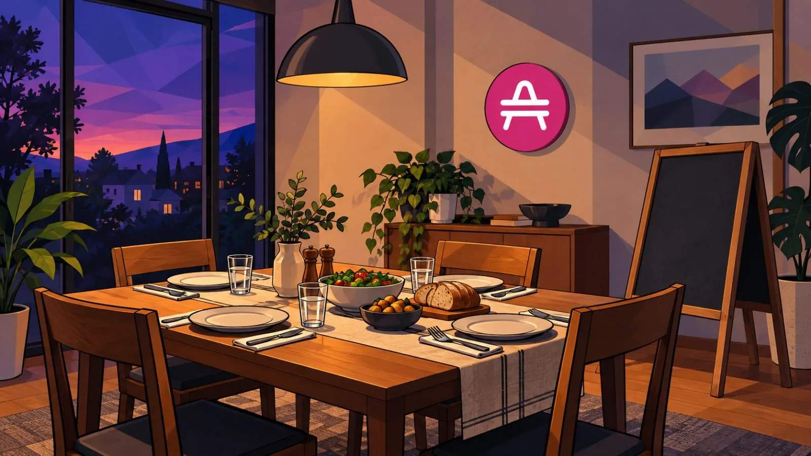 A metal token stands beside two unequal clear columns. / TokenPost.ai