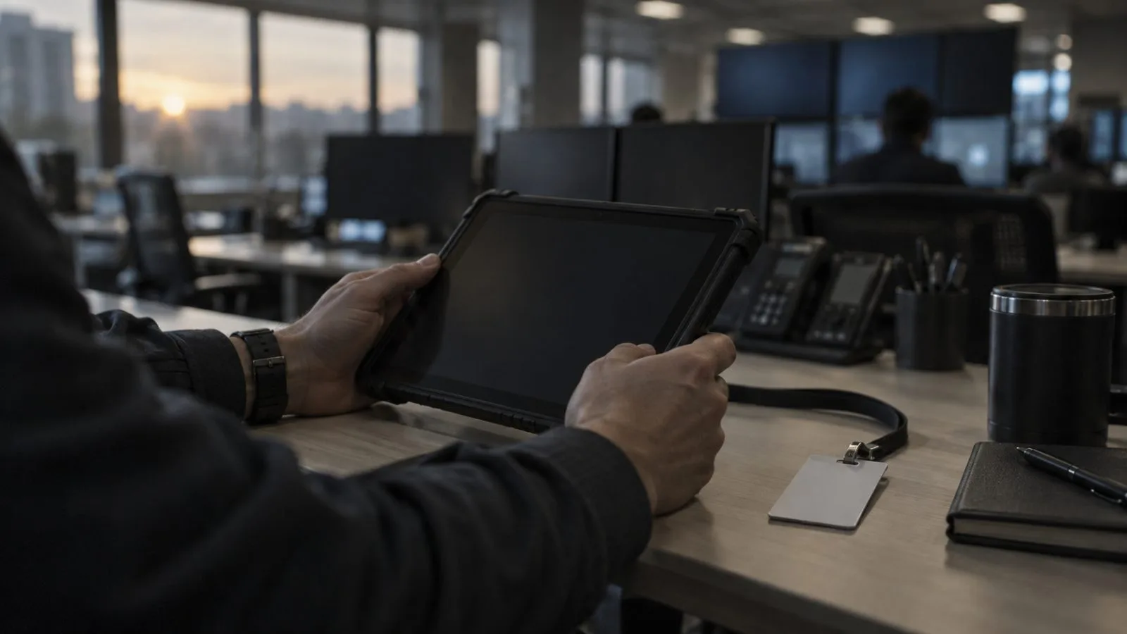 Analyst hands review a blank incident response tablet / TokenPost.ai