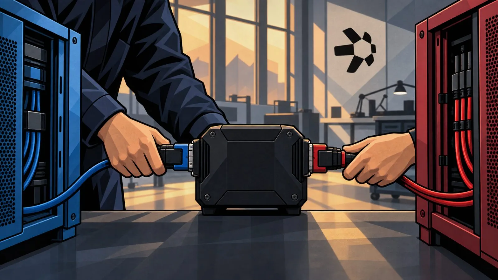 Metallic token rising beside toppled trading chips / TokenPost.ai