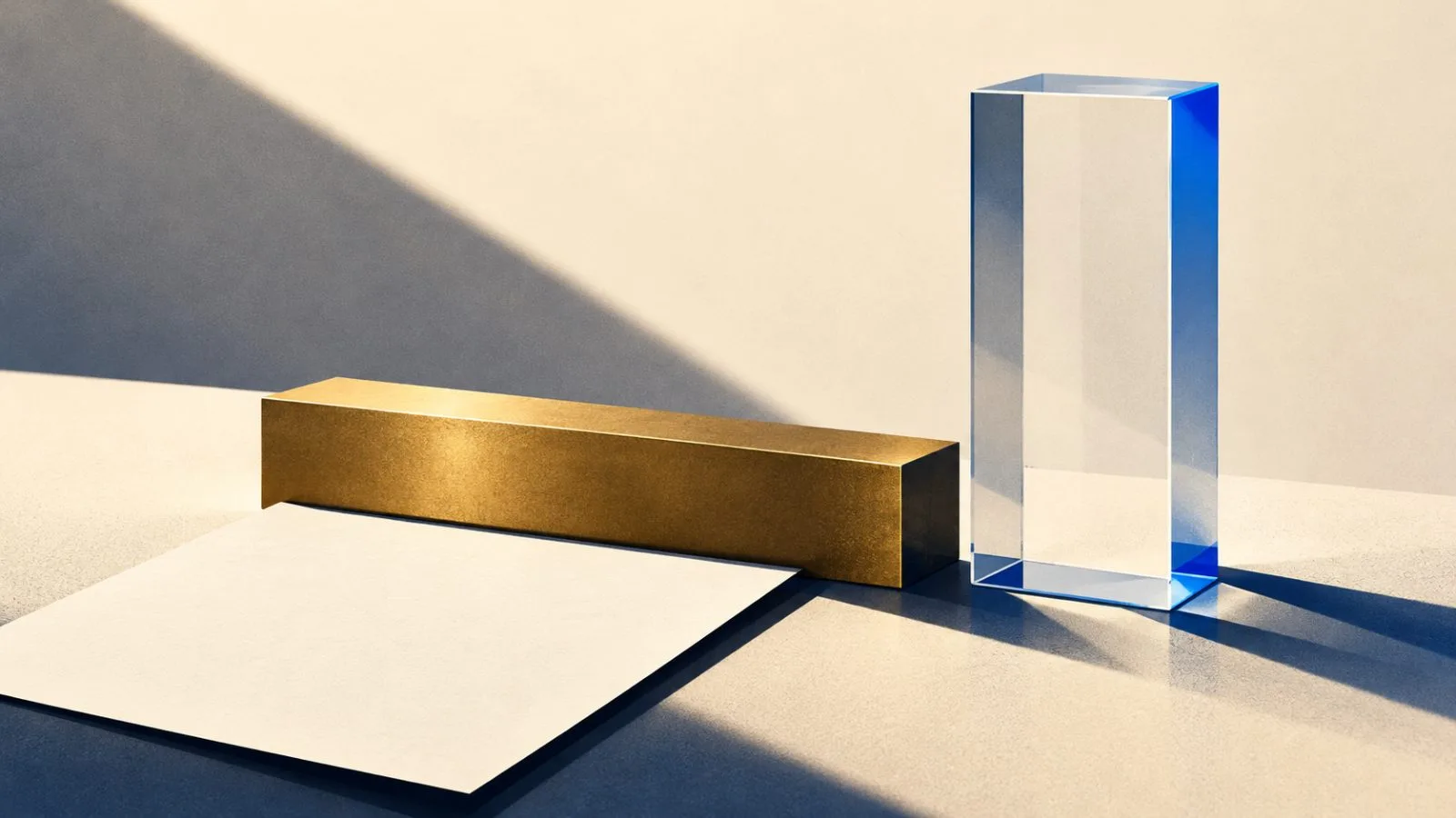 An unmarked earnings sheet rests beneath a brass bar and clear column / TokenPost.ai
