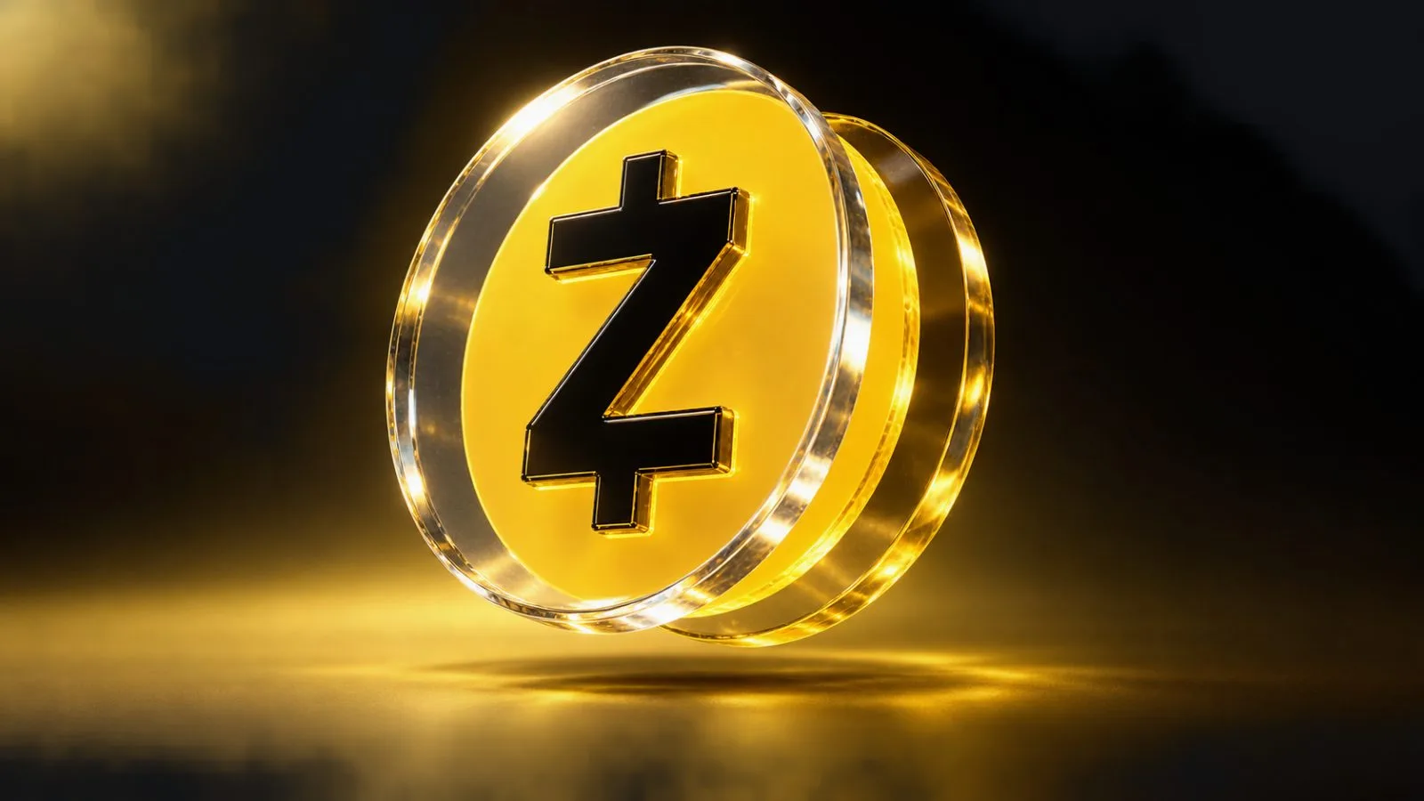 Brass coin resting beside scattered metal tokens on glass / TokenPost.ai