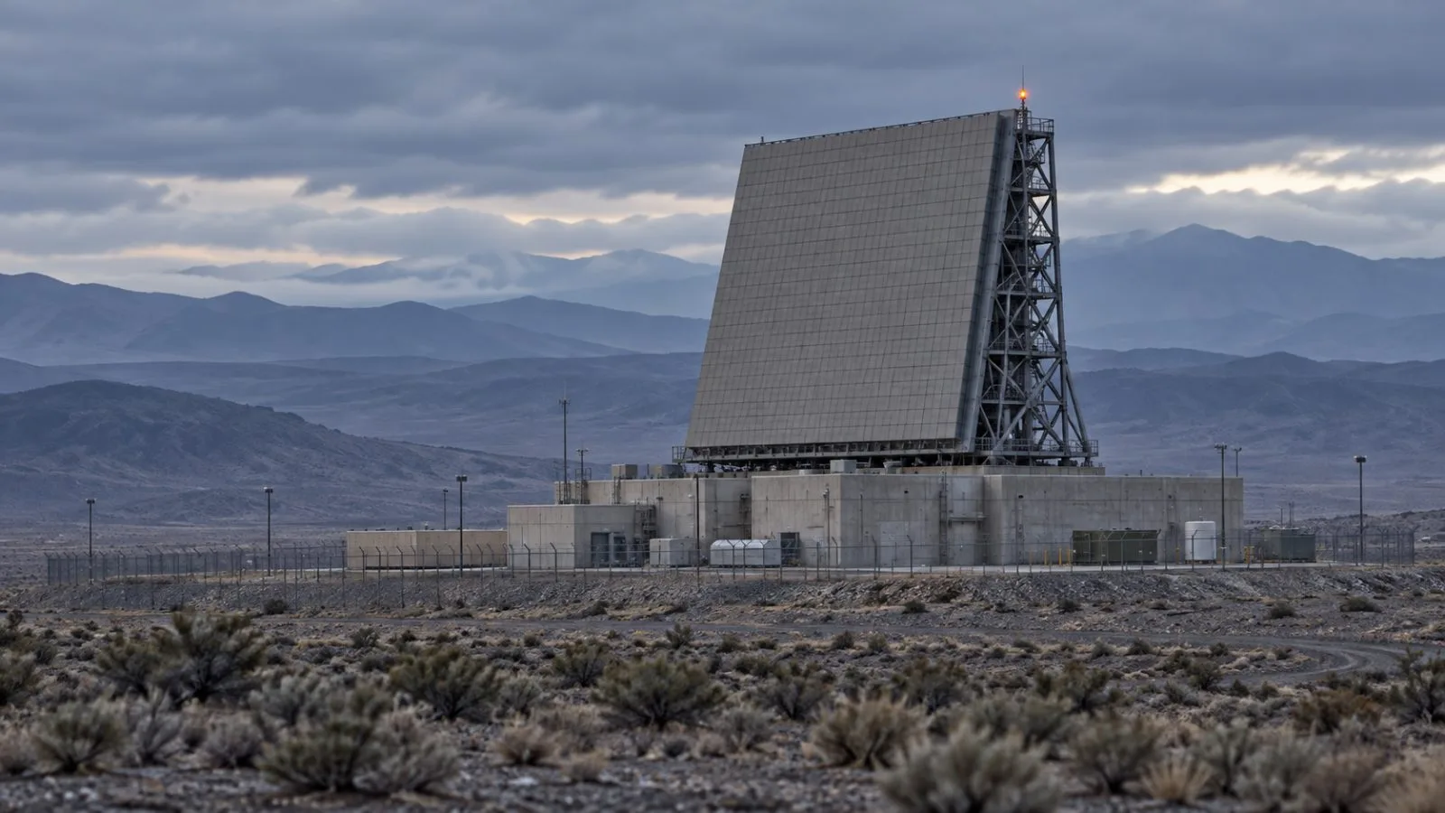 A radar array rises above a remote installation at dawn / TokenPost.ai