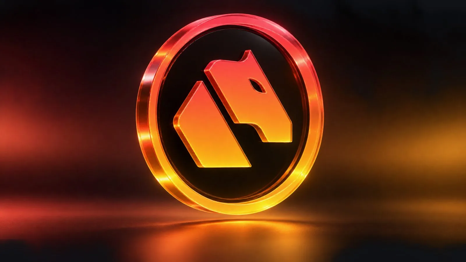 Metallic coin elevated above smaller market tokens / TokenPost.ai