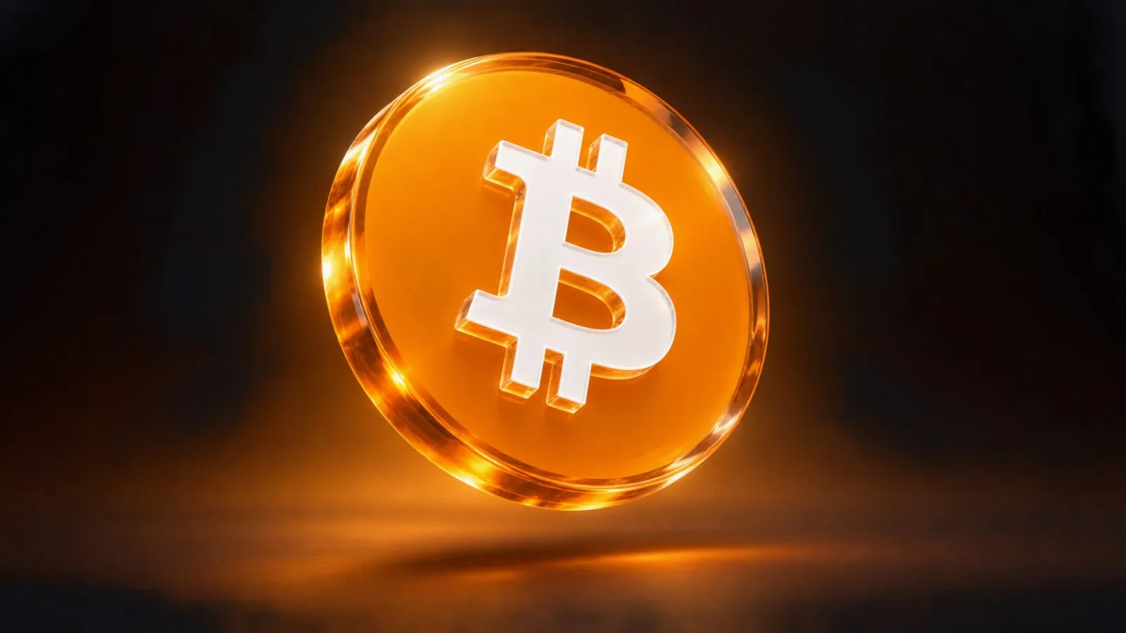 Metal cryptocurrency coins rest on a dark exchange counter / TokenPost.ai