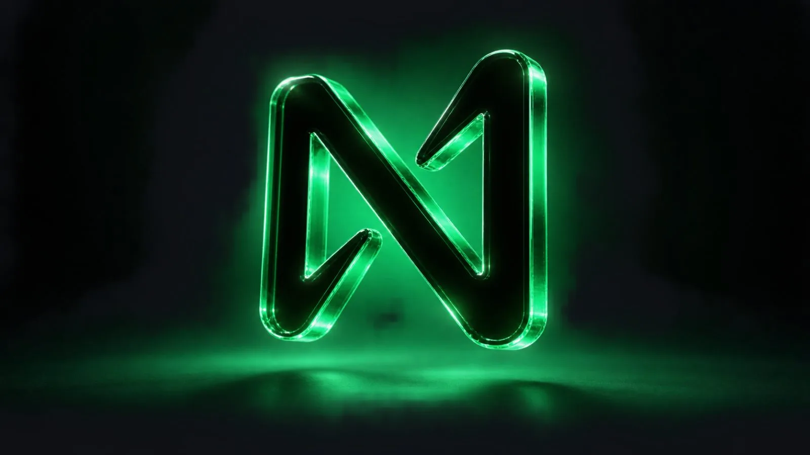Metallic token resting on a reflective exchange counter / TokenPost.ai