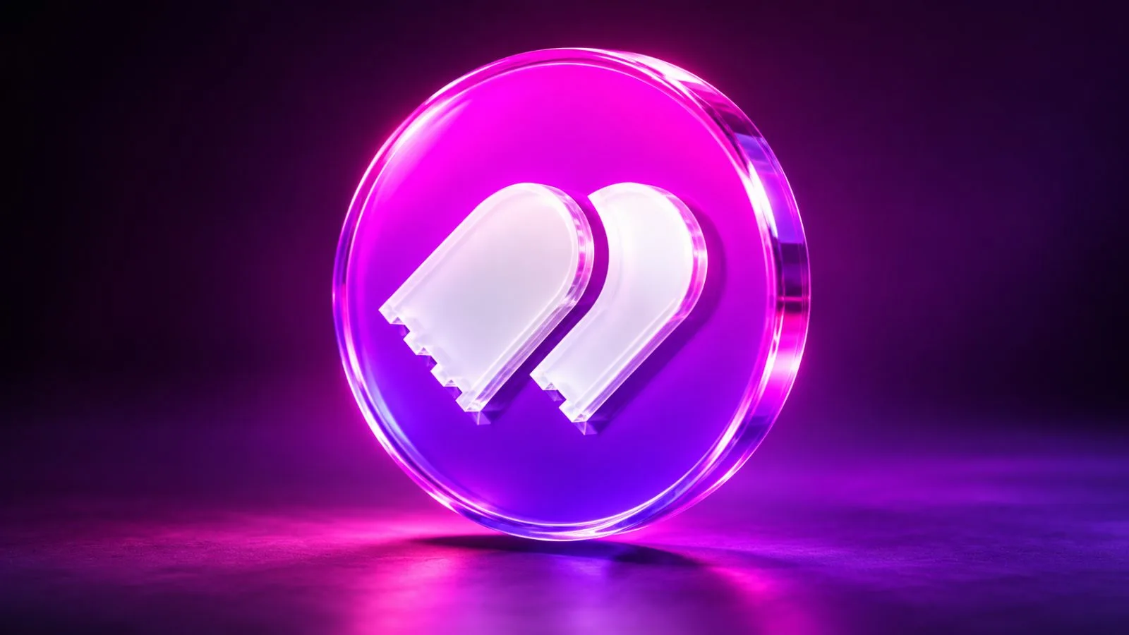 A pale ghost-shaped token falls past a dark stone ledge / TokenPost.ai