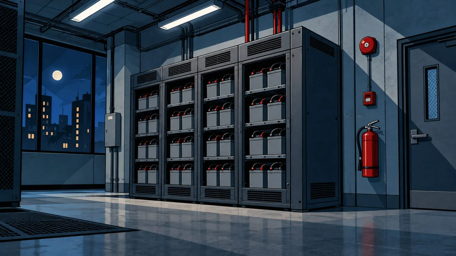 Battery Rooms Draw New Fire-Safety Scrutiny at Data Centers