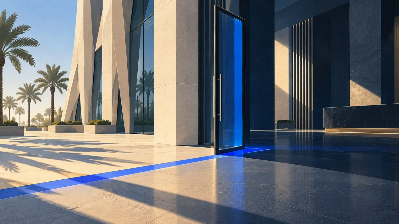 Glass entrance to a modern financial regulator building / TokenPost.ai