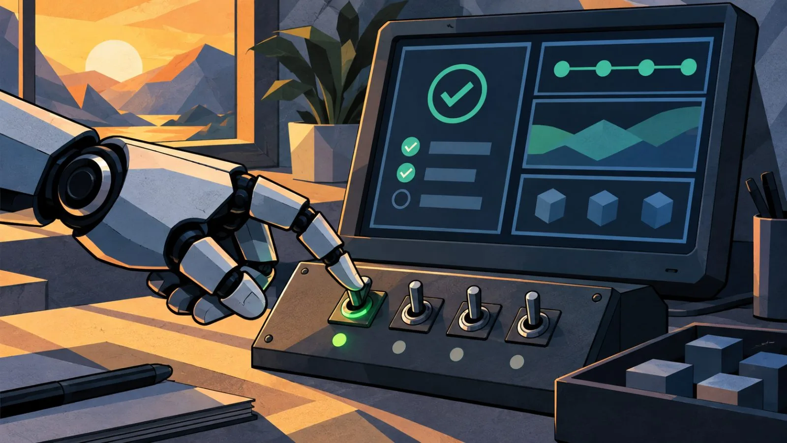An engineer works at a laptop in soft morning light / TokenPost.ai