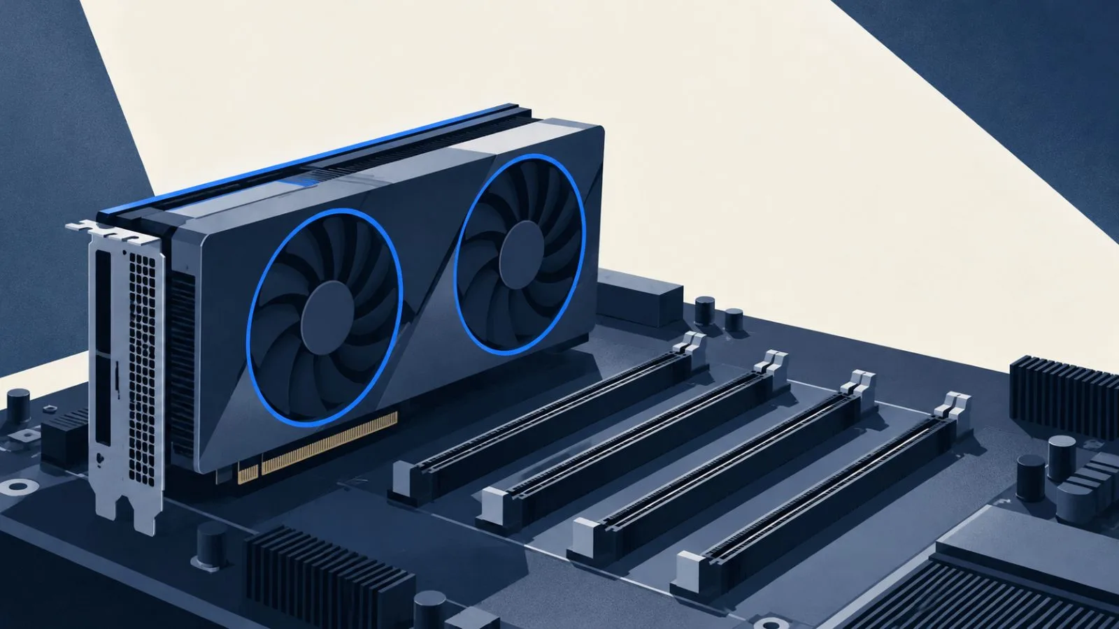 An accelerator card rests beside open slots on a modular compute board / TokenPost.ai