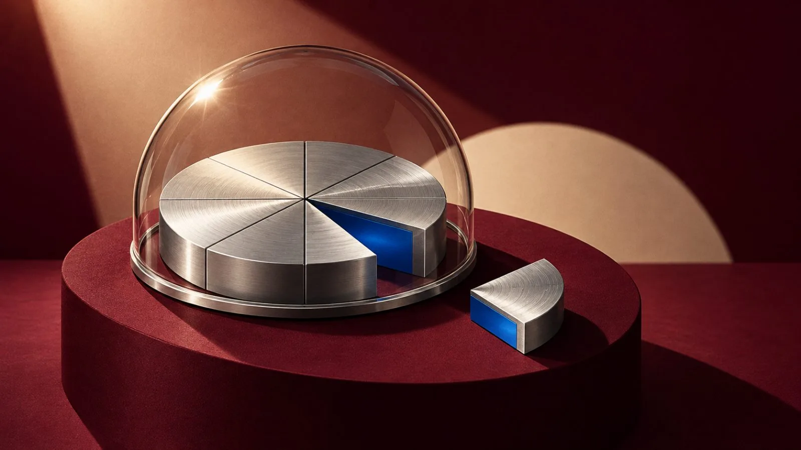 A silver payout disc rests beside a covered metal medallion / TokenPost.ai